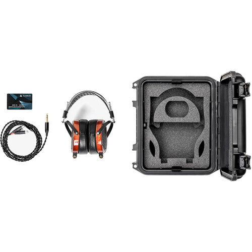 Audeze LCD-3 Open Back Headphones - Zebrano Wood, Leather Free