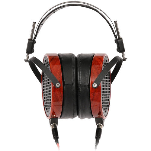 Audeze LCD-2 Open Back Headphones - Padauk rings, Leather Free