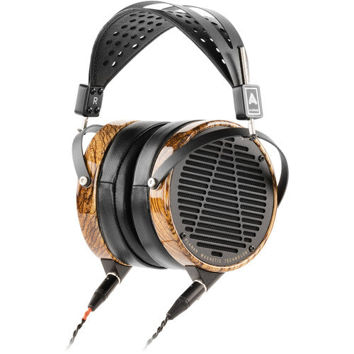 Audeze LCD-3 Open Back Headphones - Zebrano Wood, Black Leather