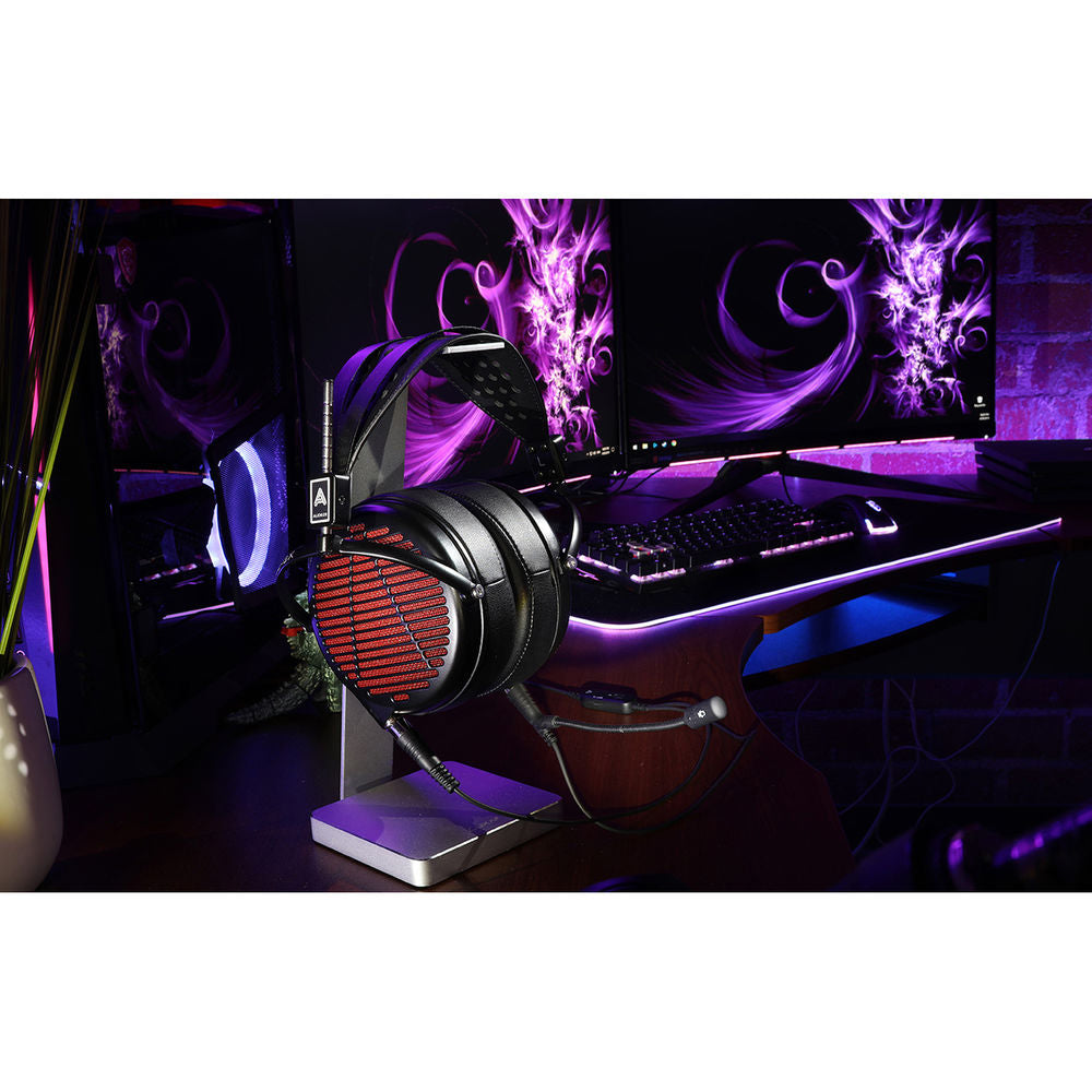 Audeze LCD-GX Open Back Gaming Headphones - With Boom Mic and Case